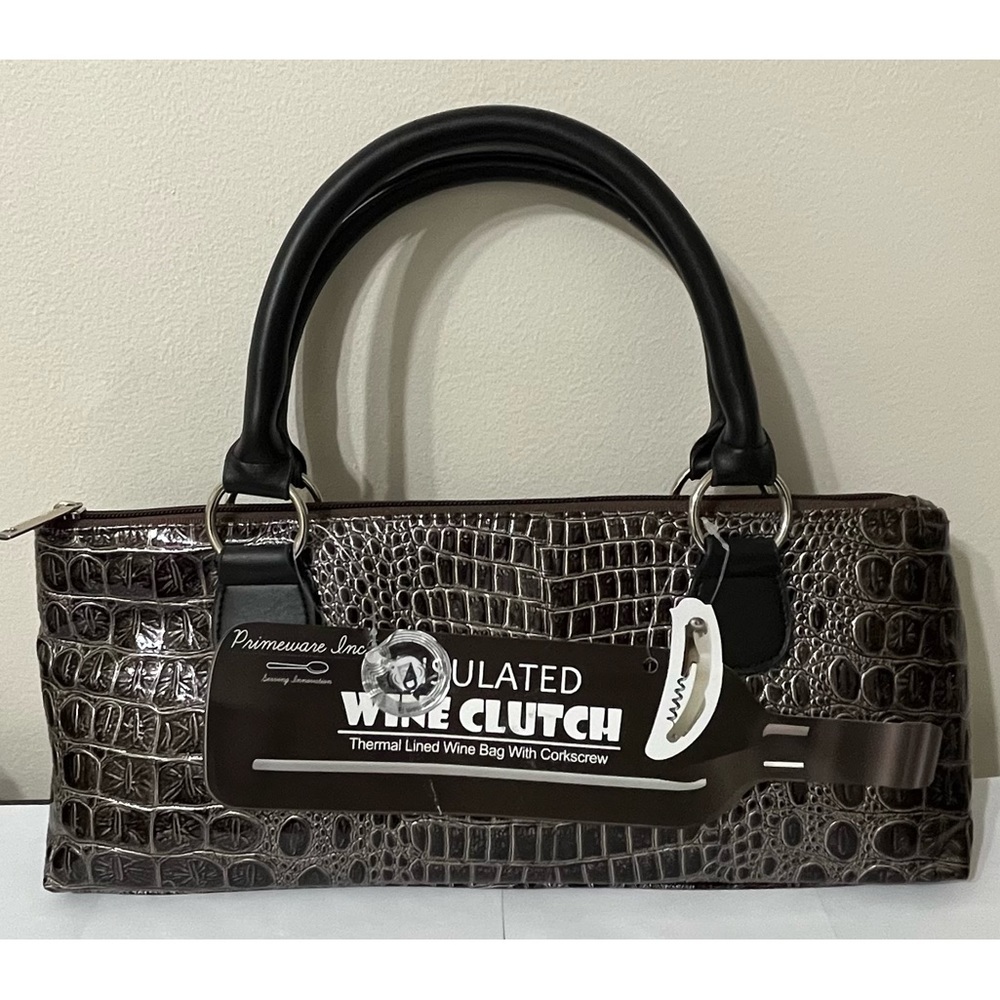 Primeware Insulated Wine Clutch - Holds one bottle of wine or champagne